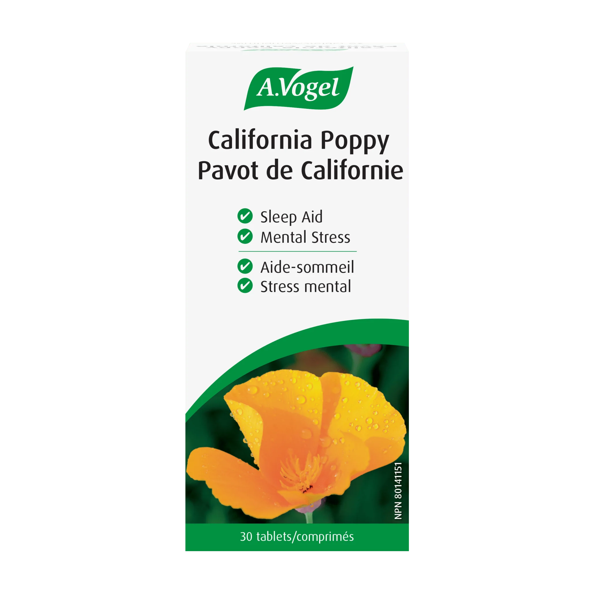 A. Vogel California Poppy 30 Tablets
