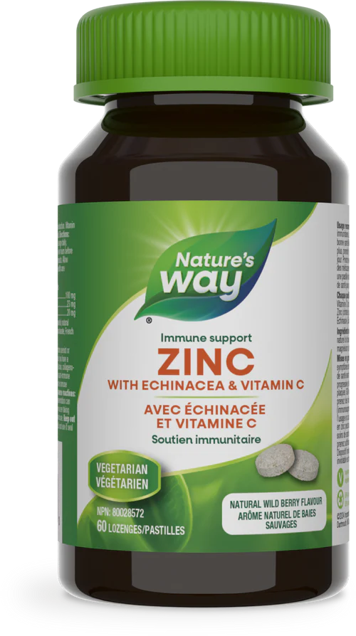 Nature's Way Zinc with Echinacea Lozenges 60 Lozenges