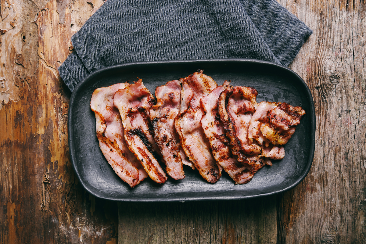 Inside U Farms Smoked Back Bacon 454g (1lb pkg) Each