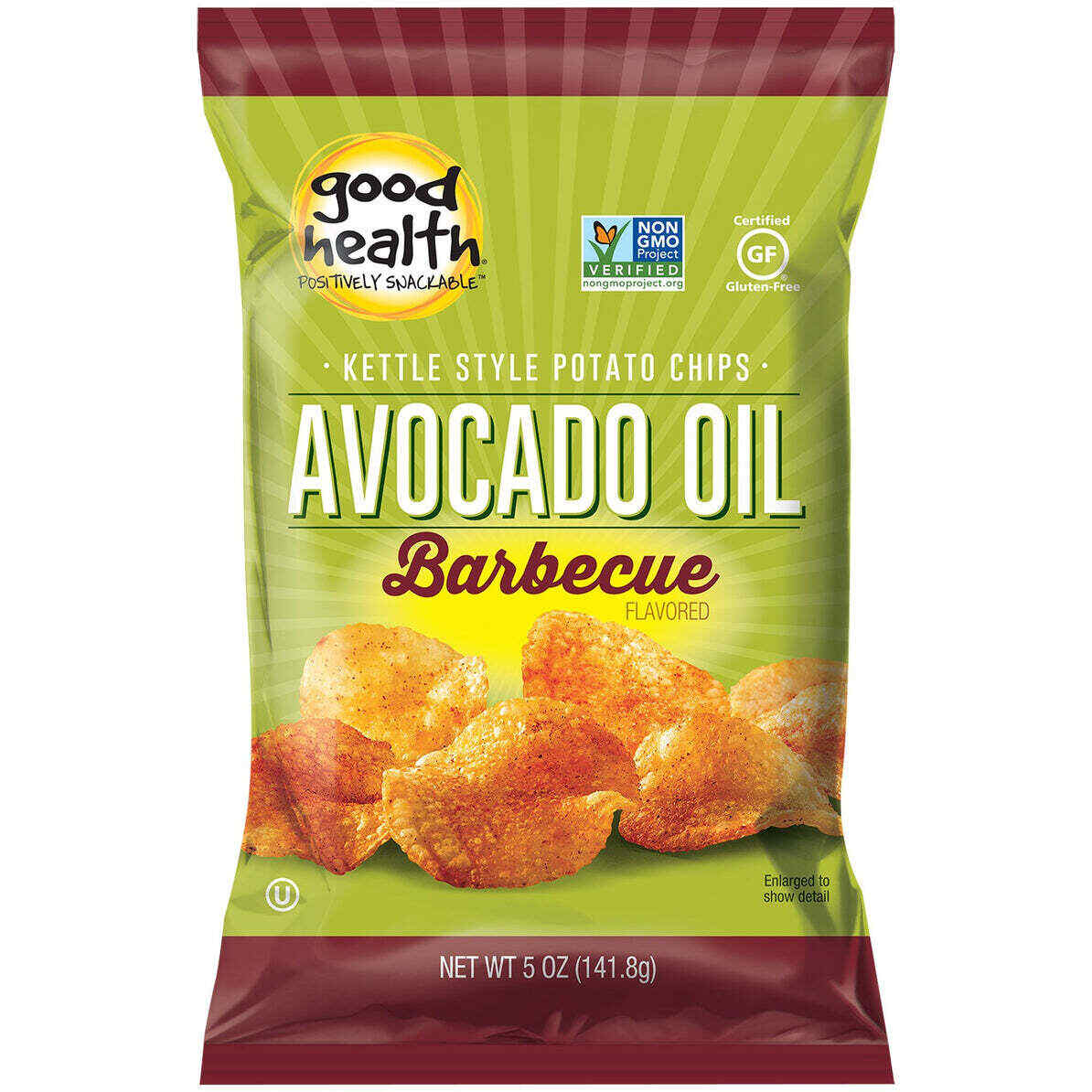 Good Health Avocado Oil Kettle Style Chips Barbecue 141.8g