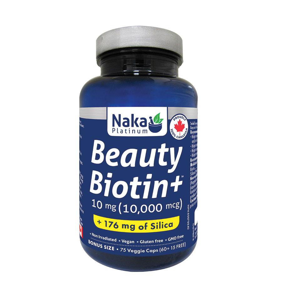 Naka Platinum Beauty Biotin+ 75 Capsules