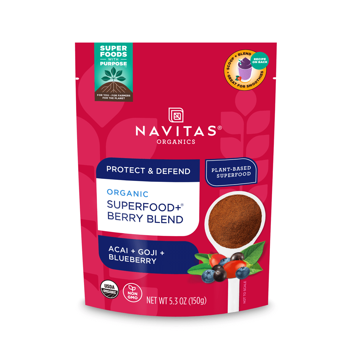 Navitas Organic Superfood+ Berry 150g