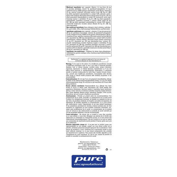 Pure Encapsulations Best-Rest 120 Vegetarian Capsules