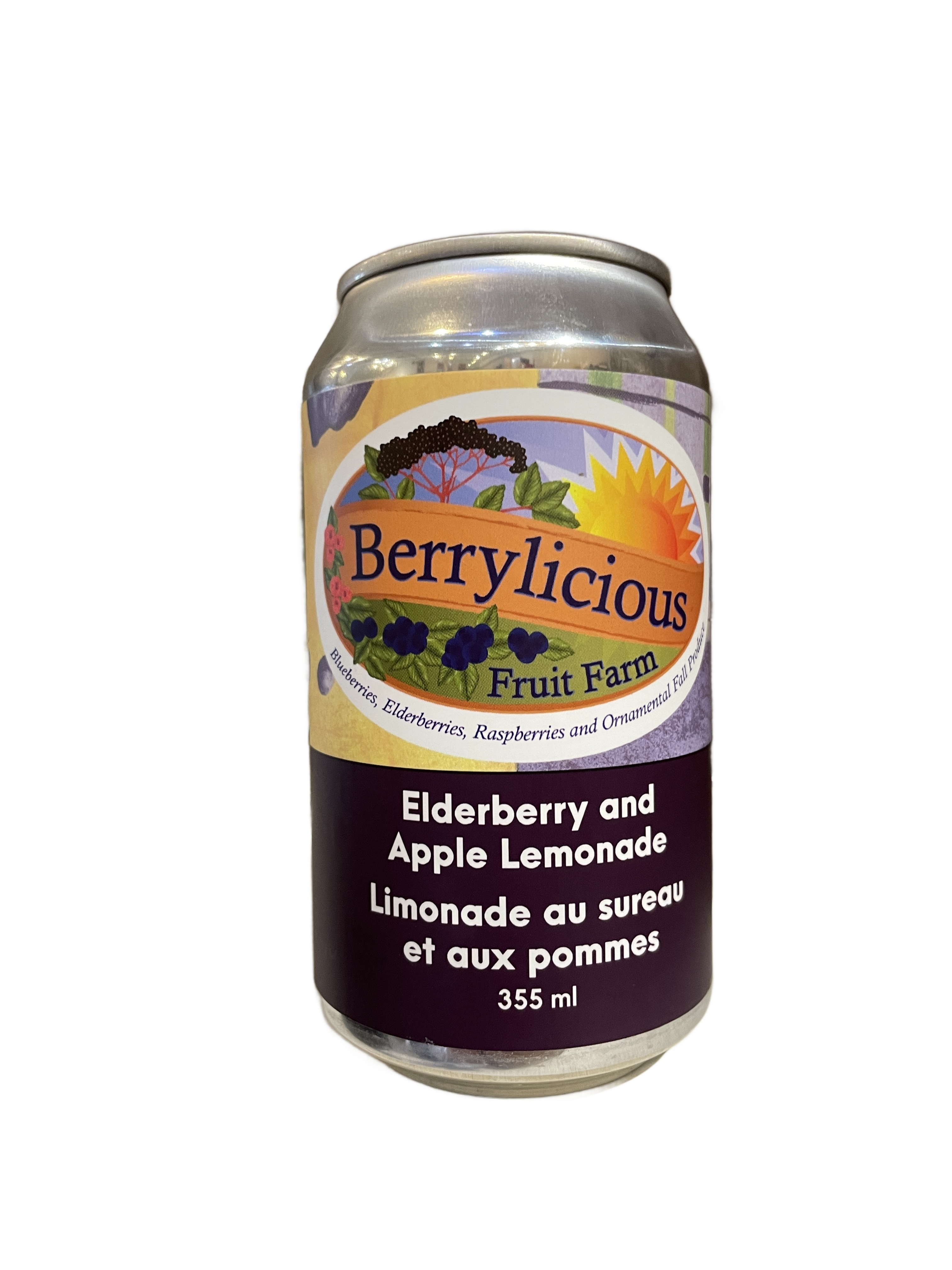 Berrylicious Elderberry and Apple Lemonade 355ml