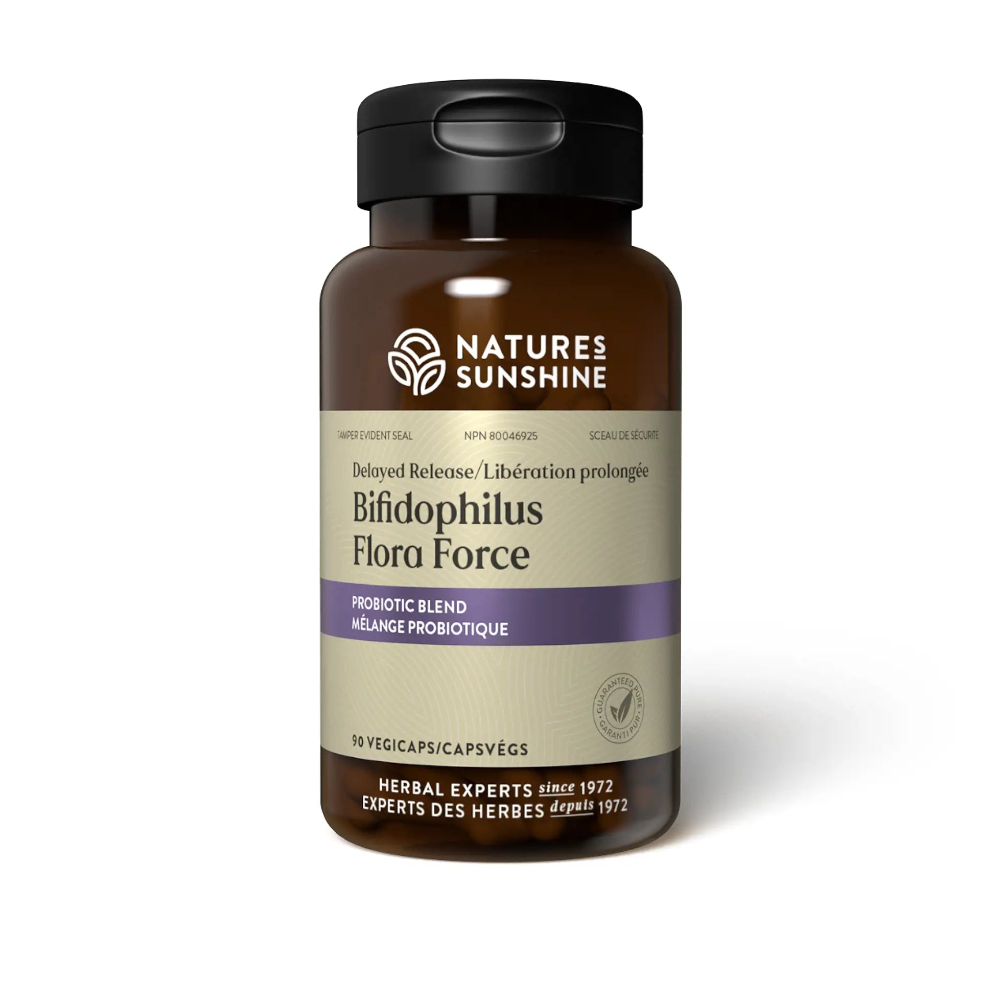 Nature's Sunshine Delayed Release Bifidophilus Flora Force 90 Vegetarian Capsules