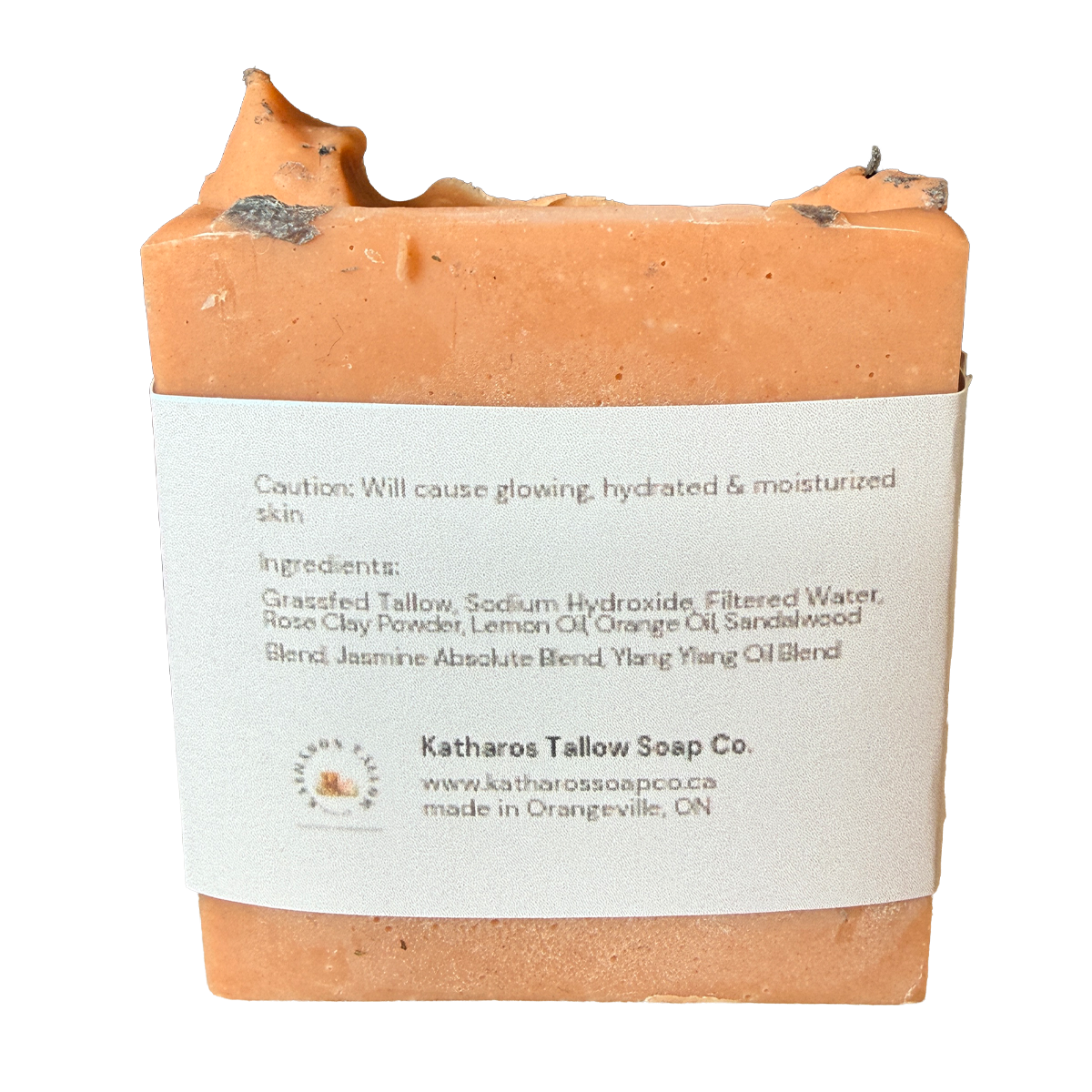 Katharos Soap Co. Black Rose Tallow Soap 4.5oz