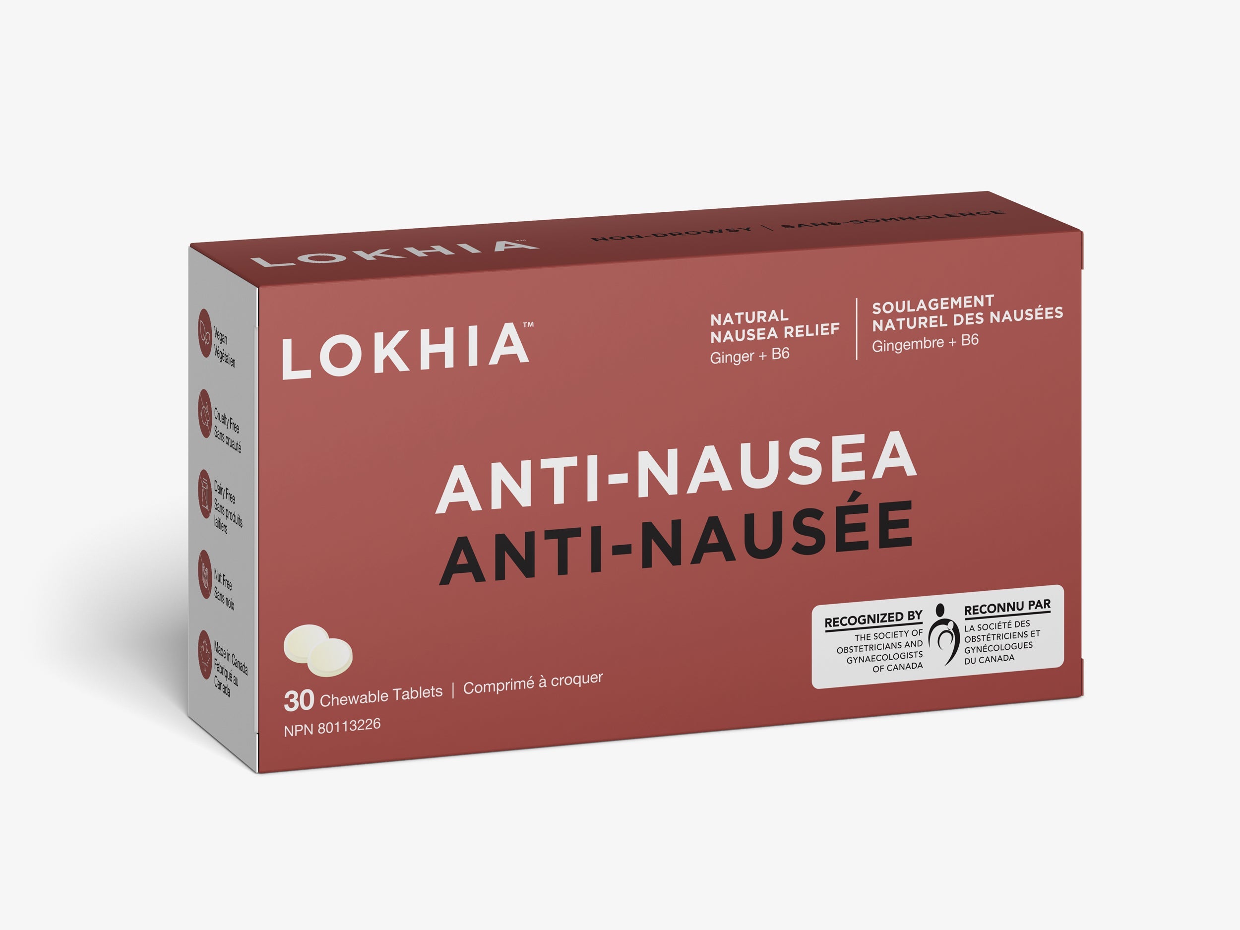 Lokhia Anti-Nausea 30 Tablets