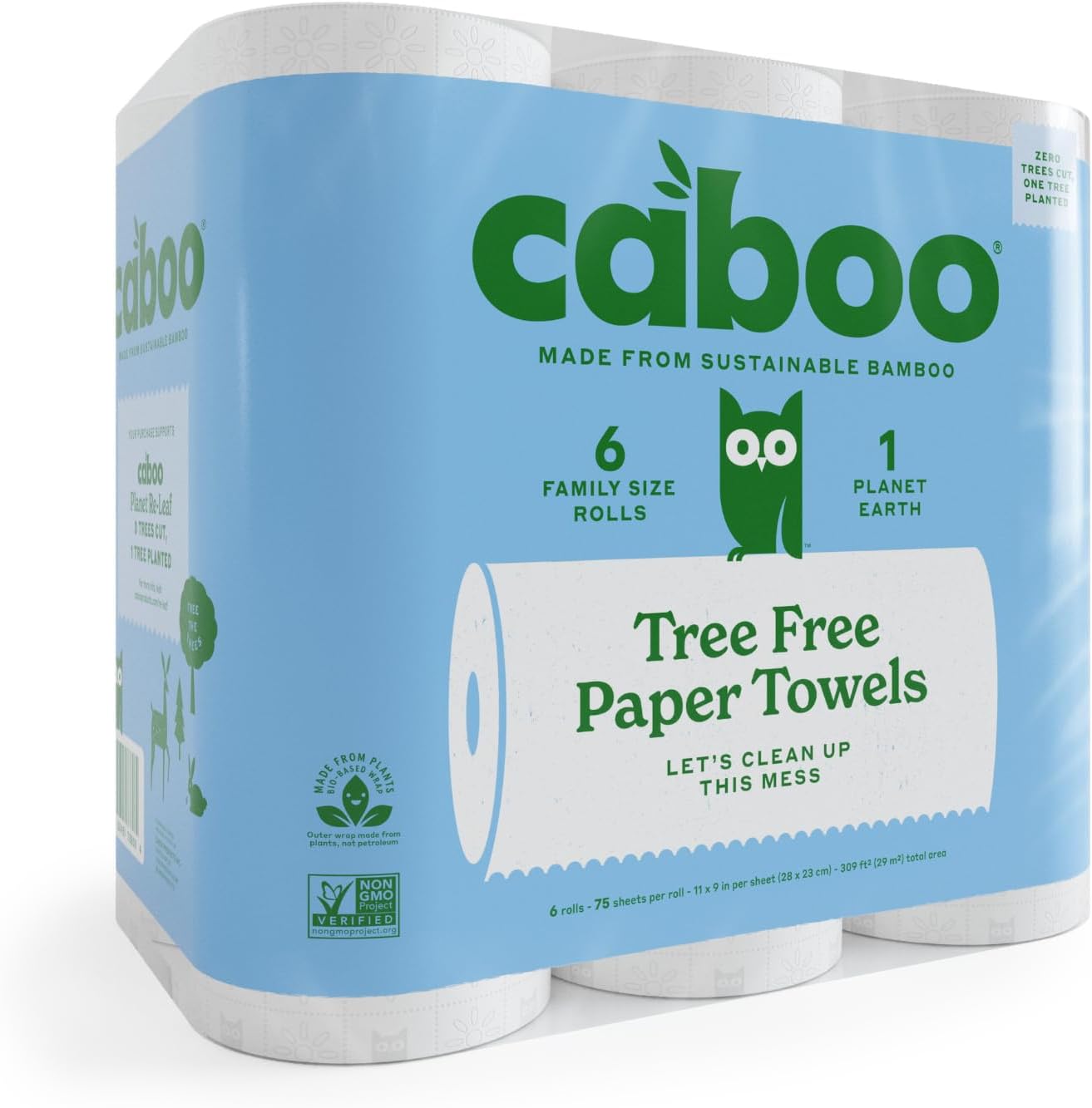 Caboo Paper Towels 6 Pack