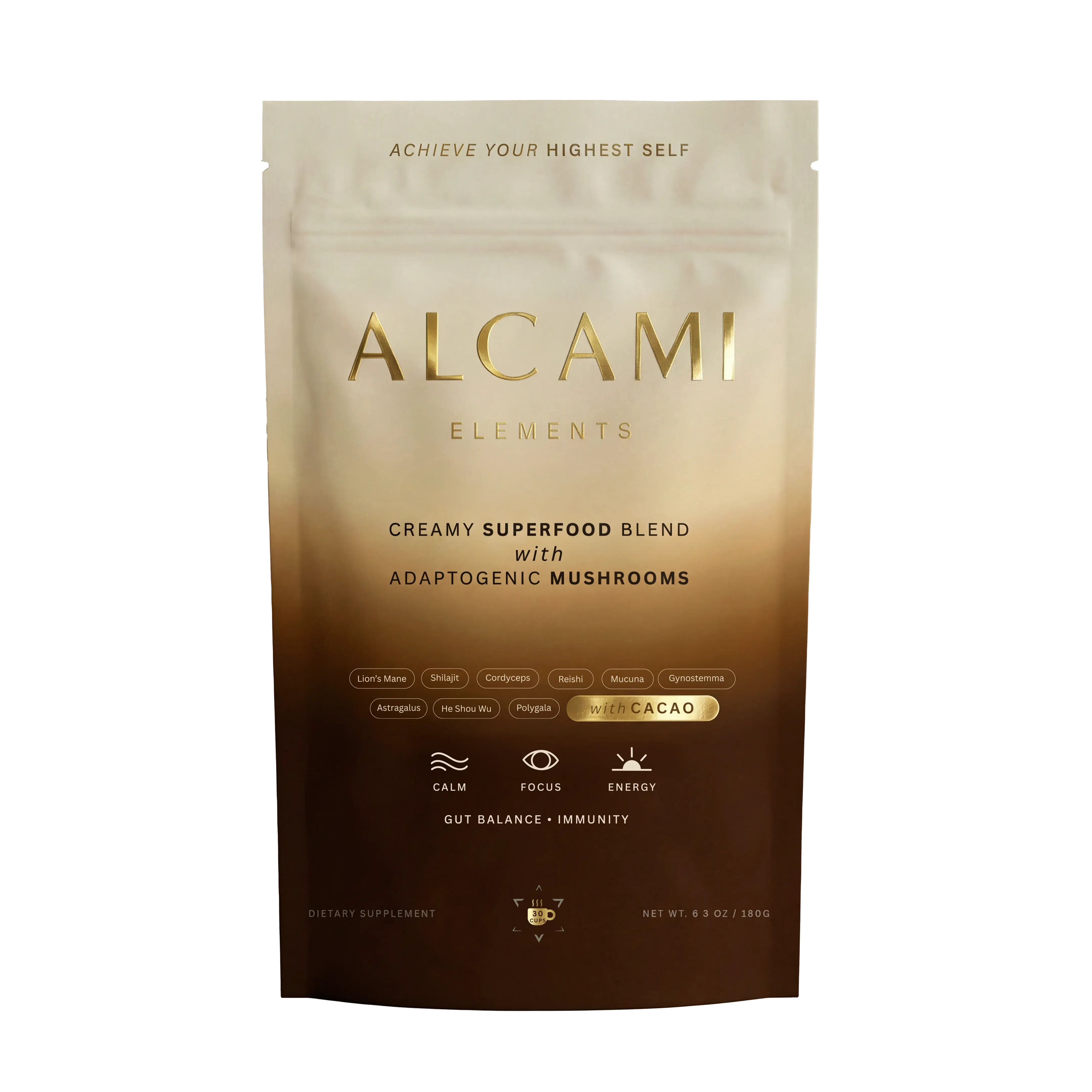 Alcami Elements Cacao Life Enhancing Blend 30 Servings 180g