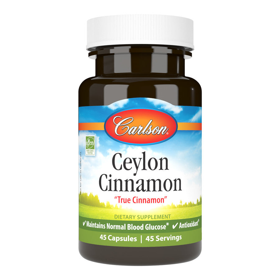 Carlson Ceylon Cinnamon 500mg 45 Capsules