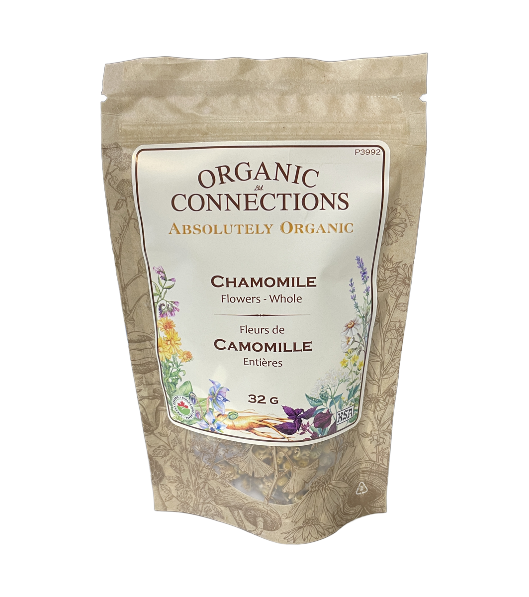 Organic Connections Organic Chamomile Flowers Whole 32g