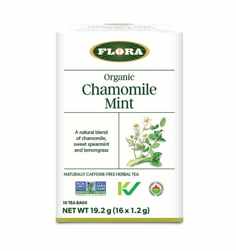 Flora Chamomile Mint Organic (Formerly: Flora Sleep ZZZ Tea) 16 Tea Bags