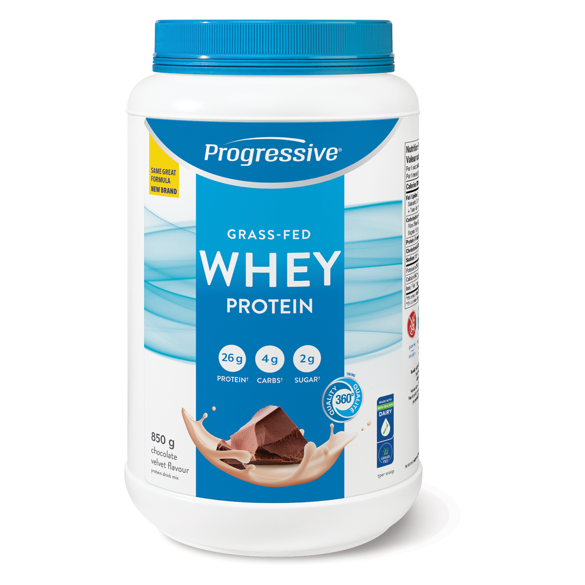 Progressive Grass-Fed Whey Protein Chocolate 850g