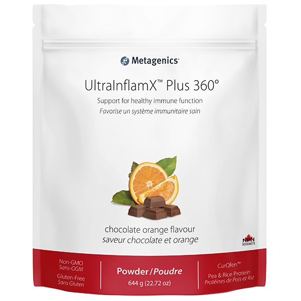 Metagenics UltraInflamX Plus 360 Chocolate Orange 644g 14 Servings