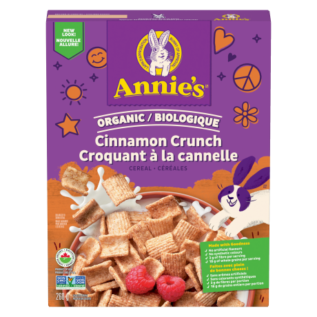 Annie's Organic Cinnamon Crunch cereal 260g