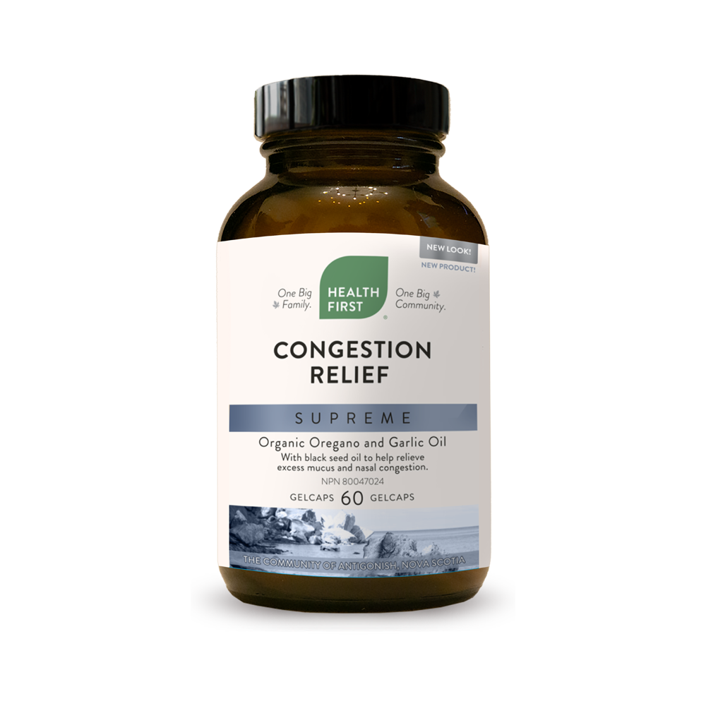 Health First Congestion Relief 60 Gelcaps