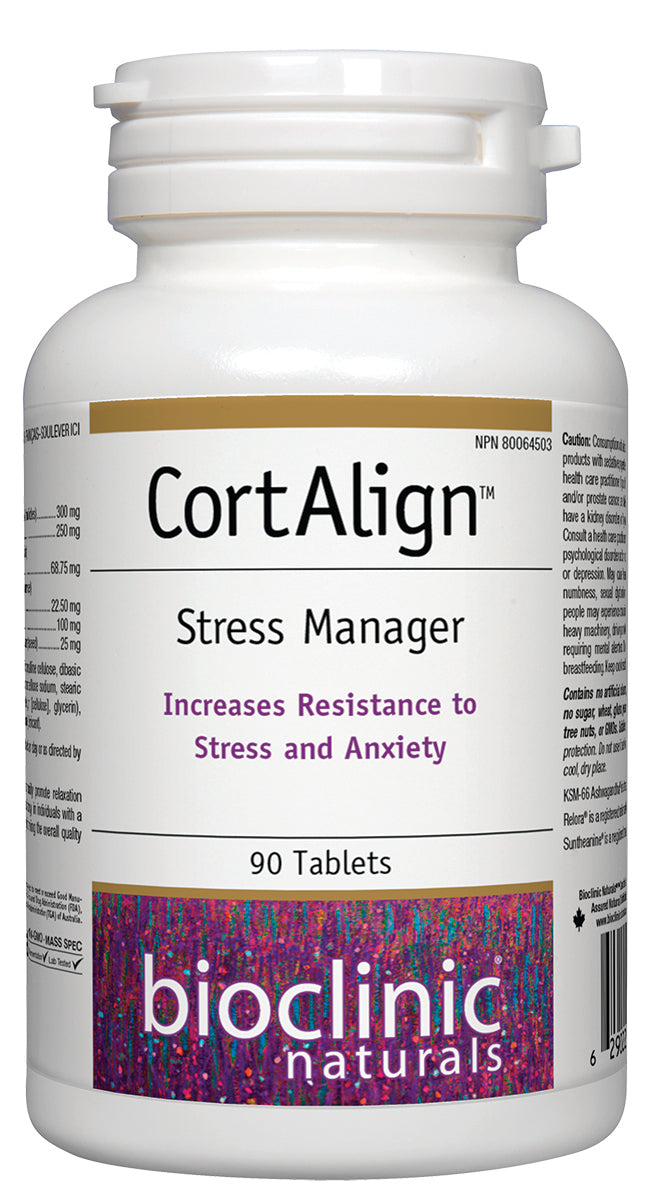 Bioclinic Naturals CortAlign Stress Manager 90 Tablets