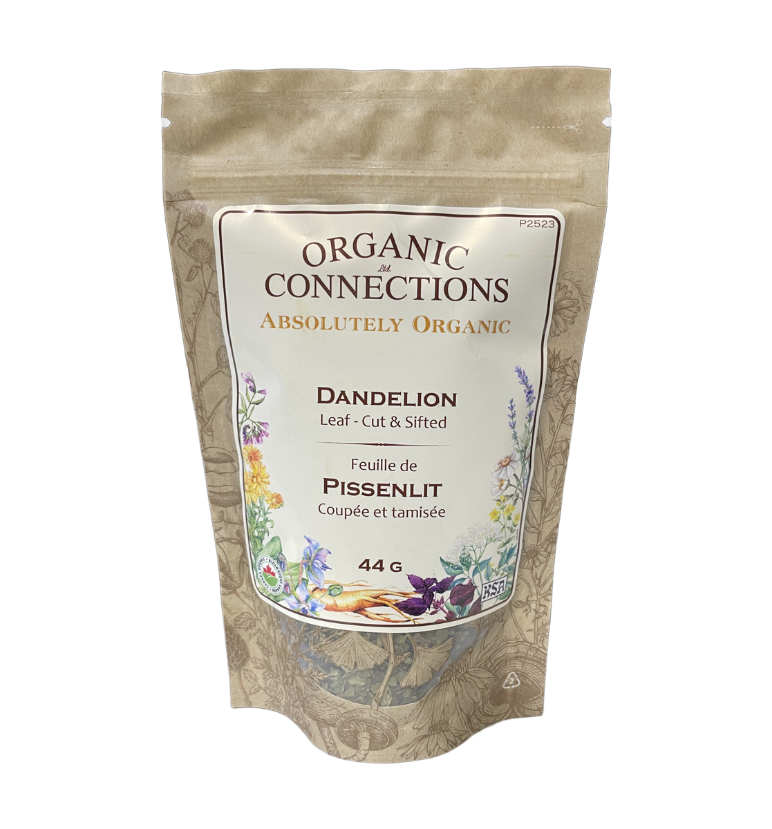 Organic Connections Organic Dandelion Leaf C/S 44g