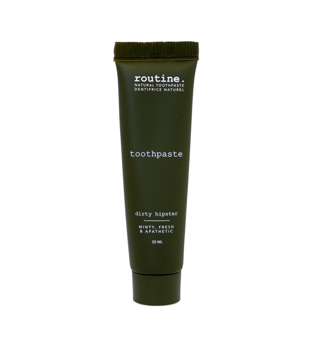 Routine Dirty Hipster Natural hydroxyapatite Toothpaste Mini 20ml ...