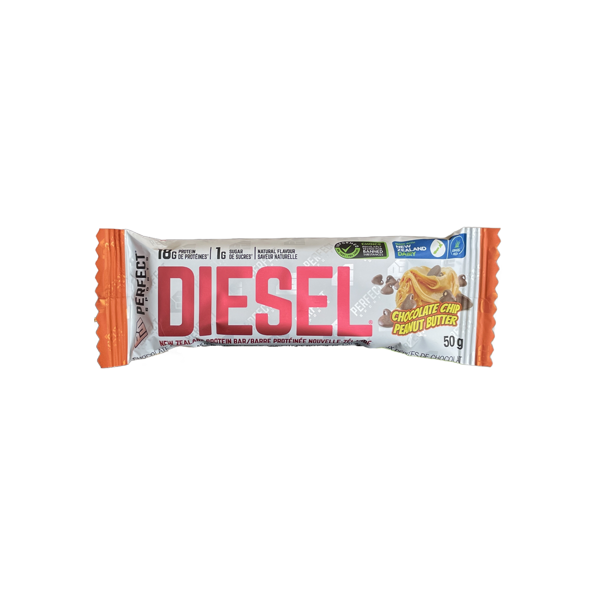 Diesel Protein Bar Chocolate Chip Peanut Butter 50g