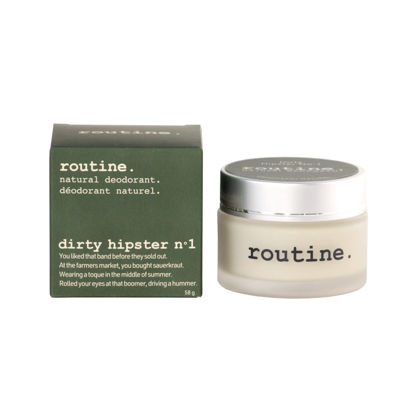 Routine Dirty Hipster no. 1 Deodorant Cream 58g