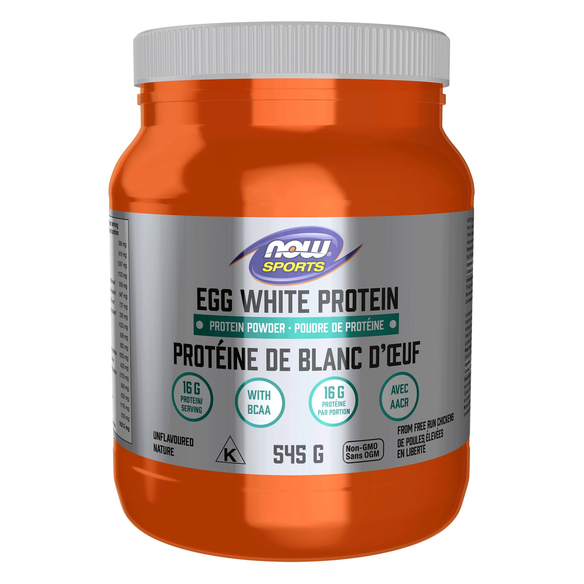 NOW Sports Egg White Protein 545g