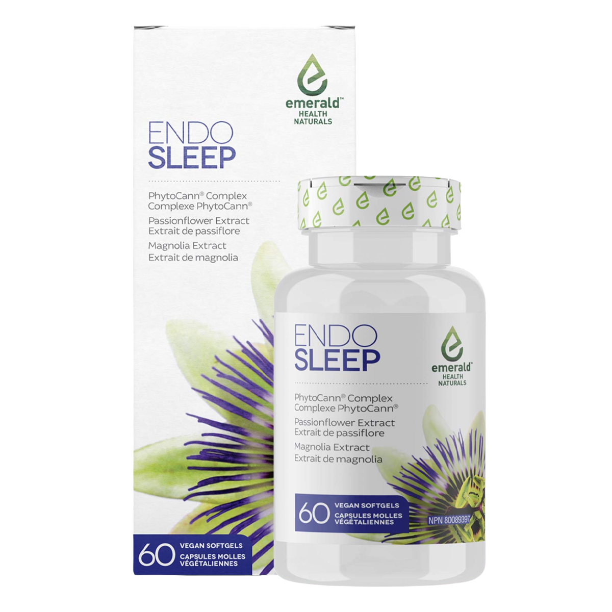 Emerald Health Naturals ENDO Sleep 60 Vegan Softgels