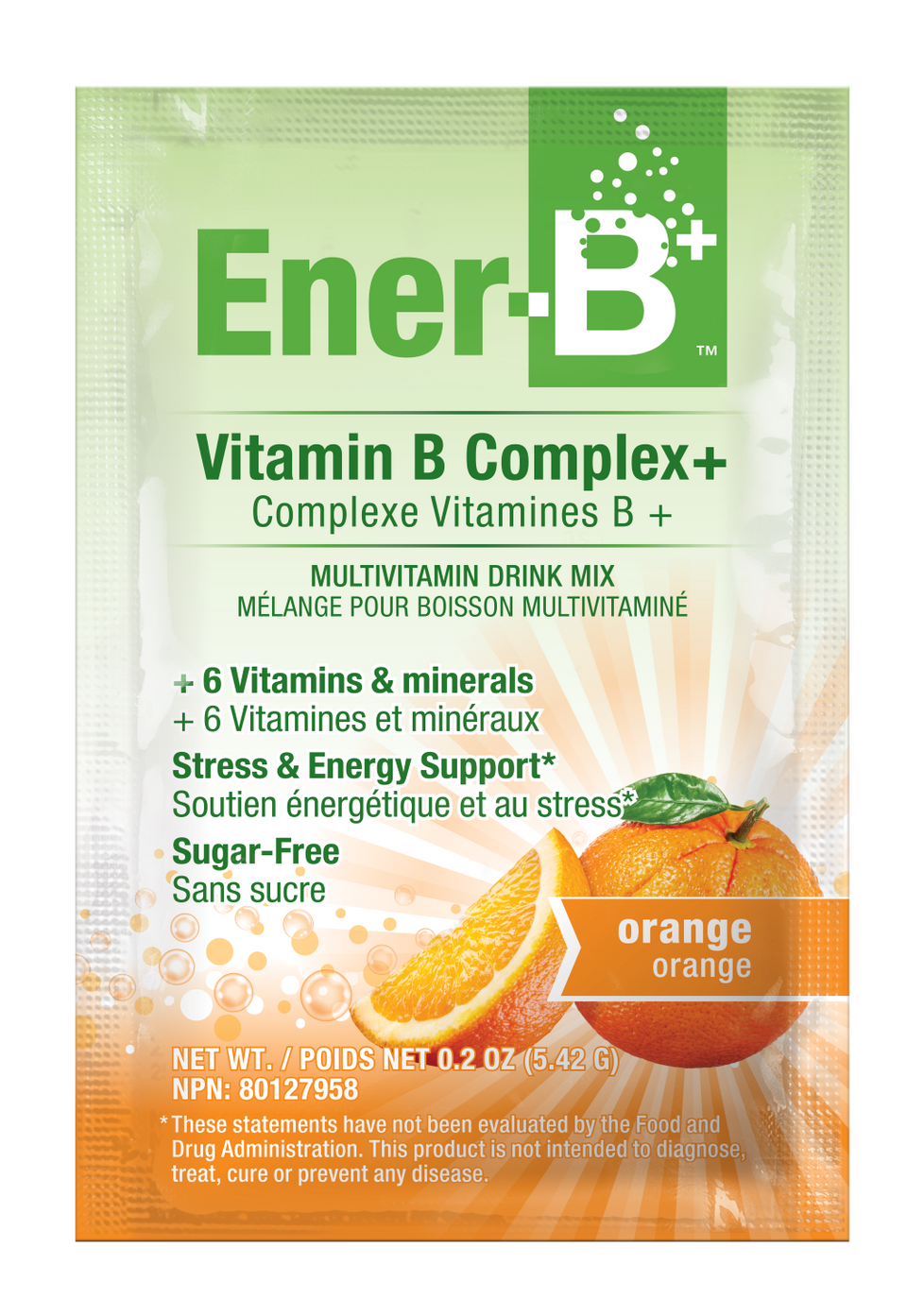 Ener-B Orange Single Pack 42g (30 per case)