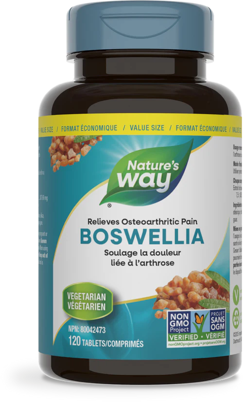 Nature's Way Standardized Boswellia 120 Tablets