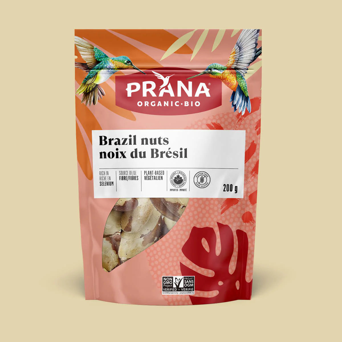 Prana Organic Brazil Nuts 200g