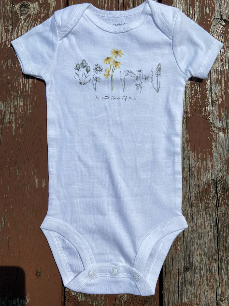 Kaloke's Farm Nature-Inspired Onesies & Infant T-shirts, Assorted Designs & Sizes
