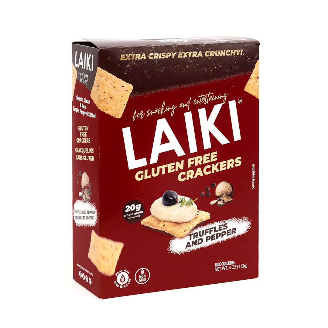 Laiki Truffles & Pepper Gluten-Free Crackers 113g