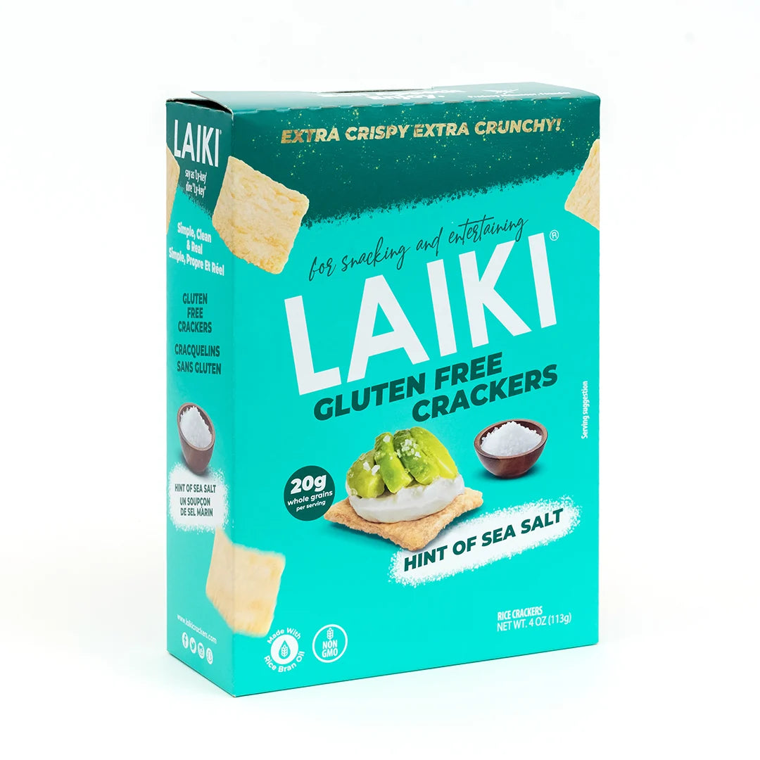 Laiki Hint of Sea Salt Gluten-Free Crackers 113g