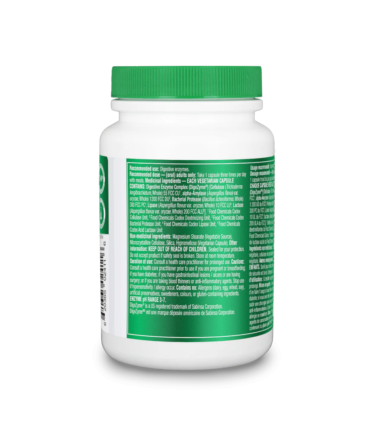Organika Full Spectrum Plant Enzymes 120 Capsules