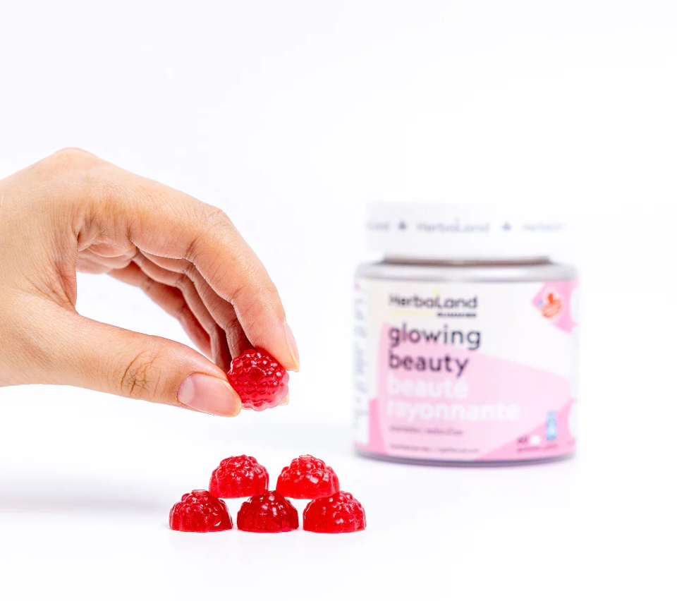 Herbaland Glowing Beauty 60 Watermelon Gummies