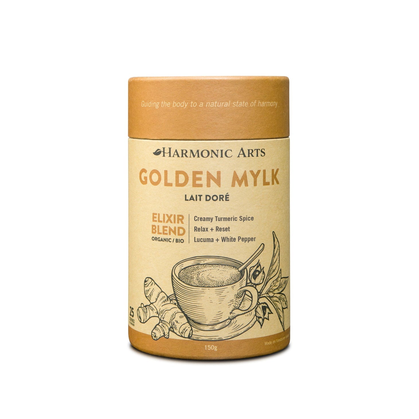 Harmonic Arts Organic Golden Mylk 150g