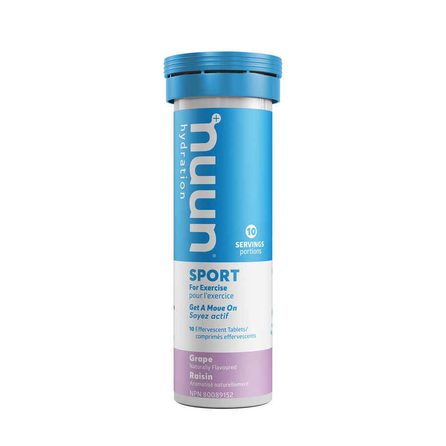 nuun Sport Electrolyte Supplement Grape 10 Tablets