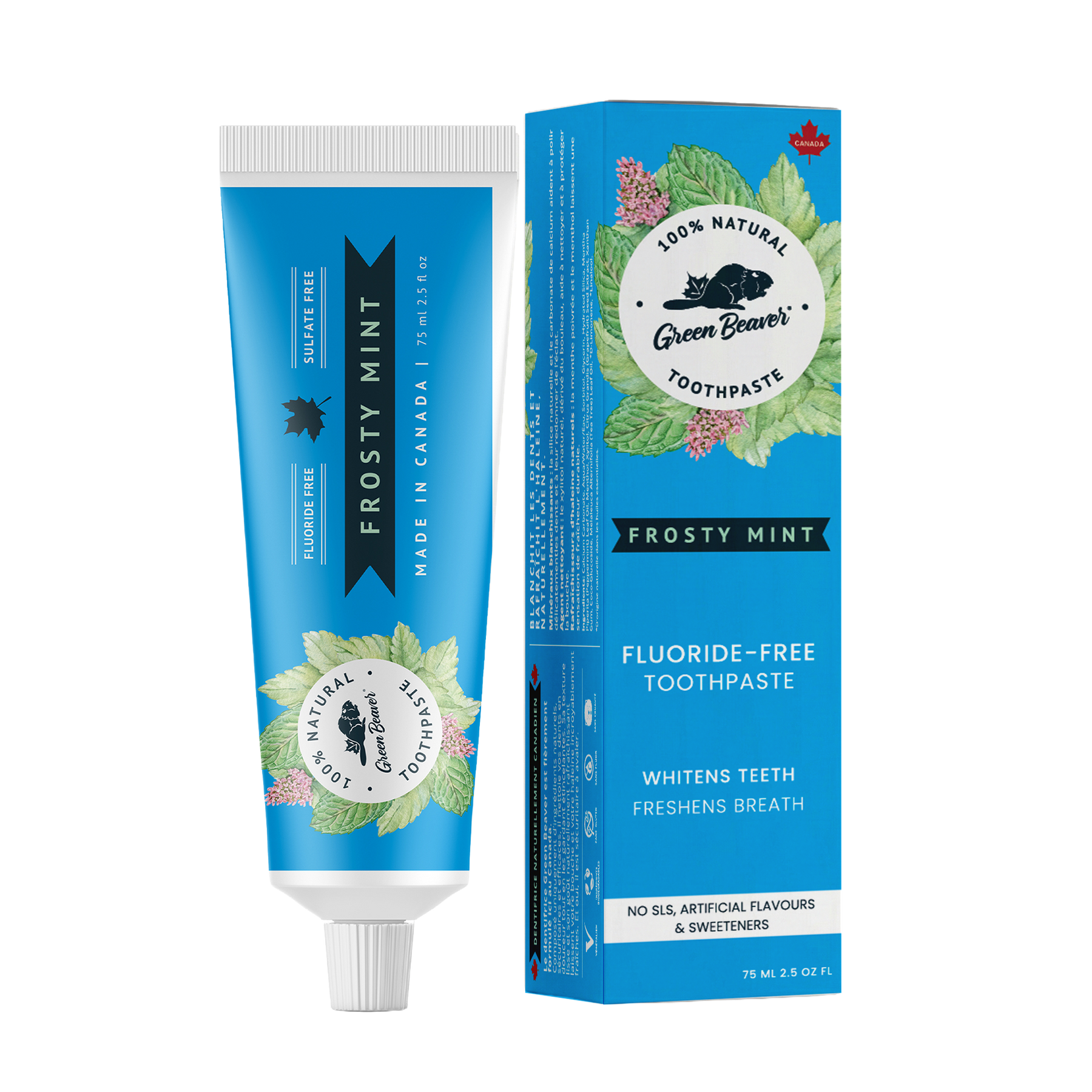 Green Beaver Frosty Mint Toothpaste 75ml