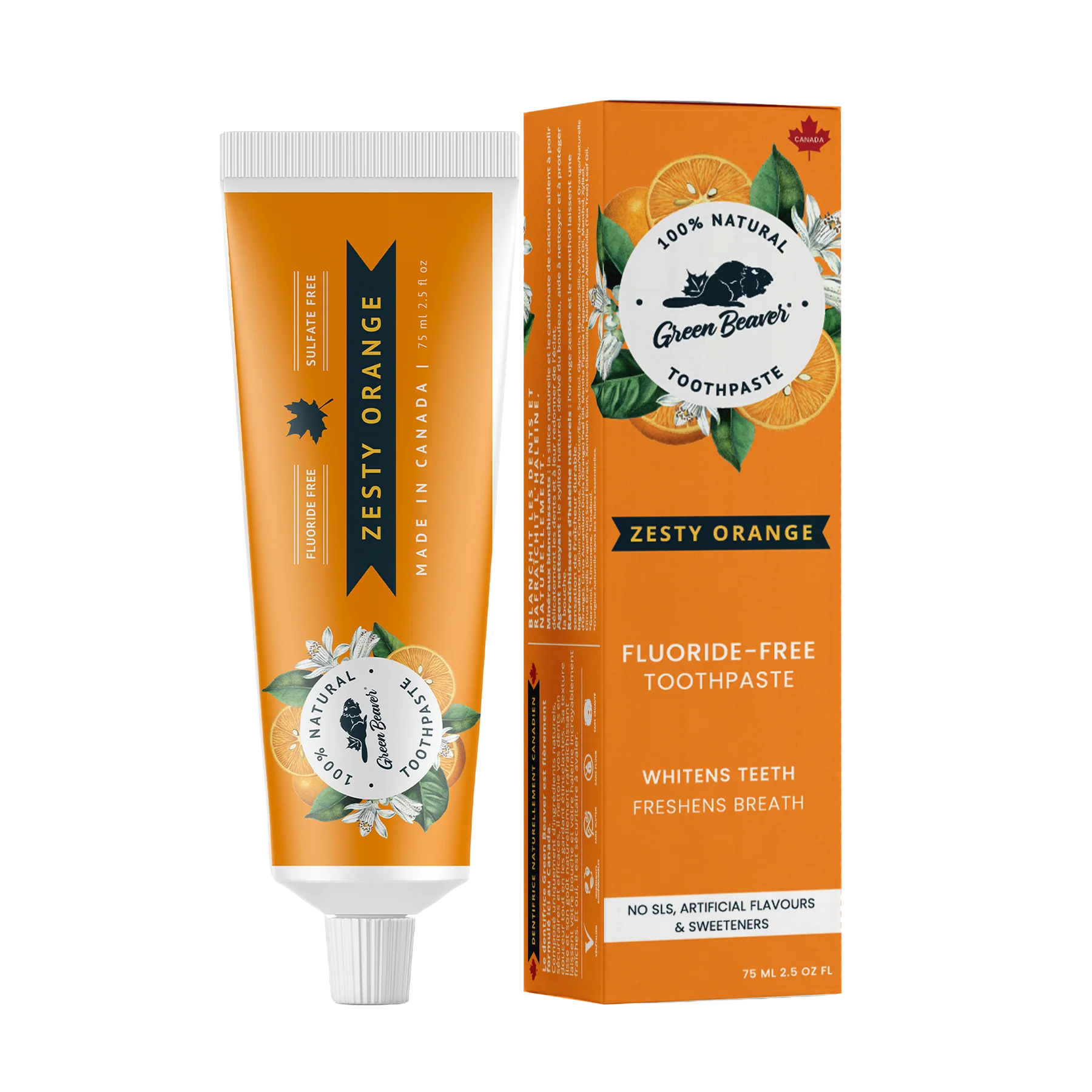 Green Beaver Zesty Orange Toothpaste 75ml