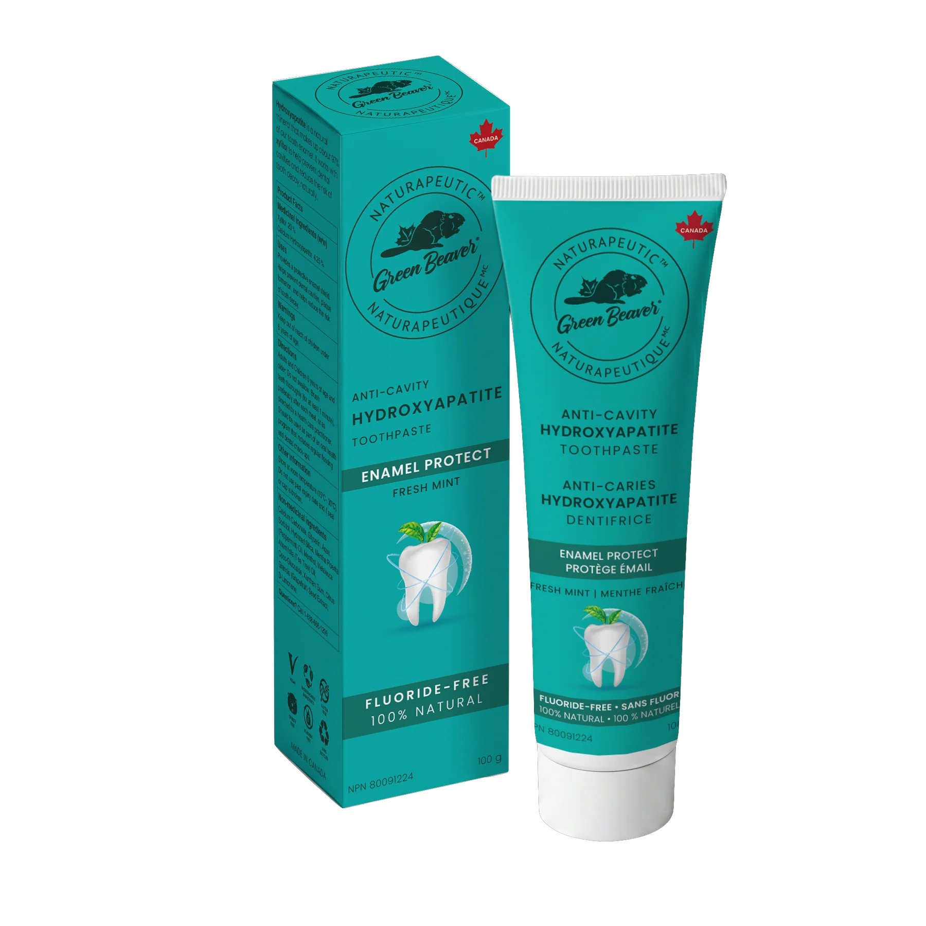 Green Beaver Enamel Protect Fresh Mint Toothpaste 100g