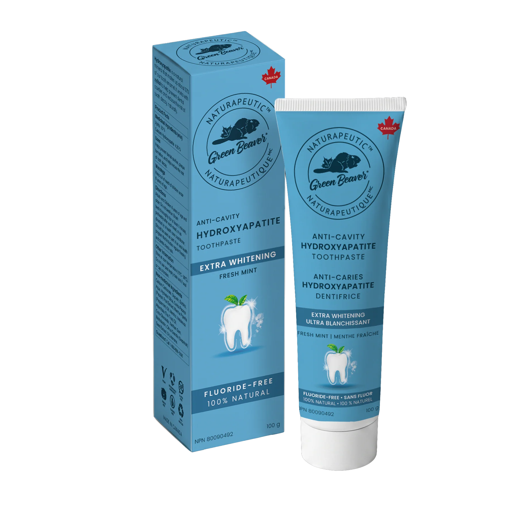 Green Beaver Extra Whitening Fresh Mint Toothpaste 100g