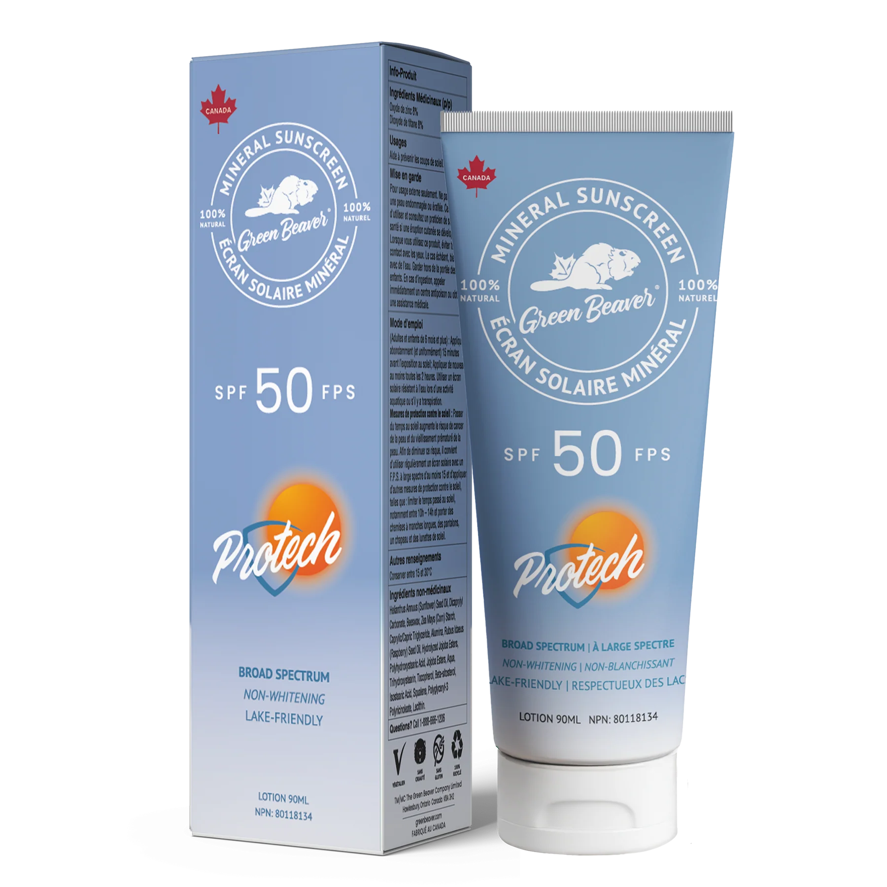 Green Beaver SPF50 Sunscreen Lotion 90ml