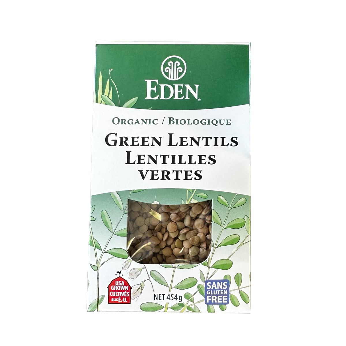 Eden Organic Green Lentils 454g