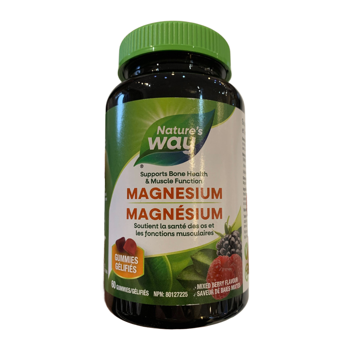 Nature's Way Magnesium Gummies 60 Mixed Berry Gummies