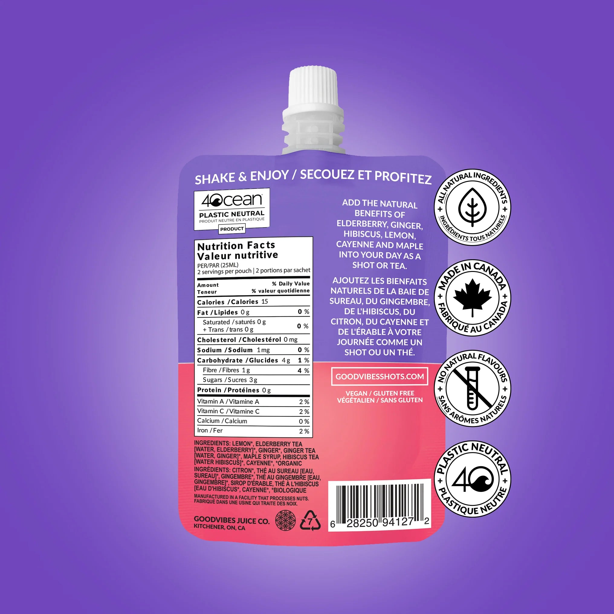 Goodvibes Juice Co. Get Well Pouch 50ml