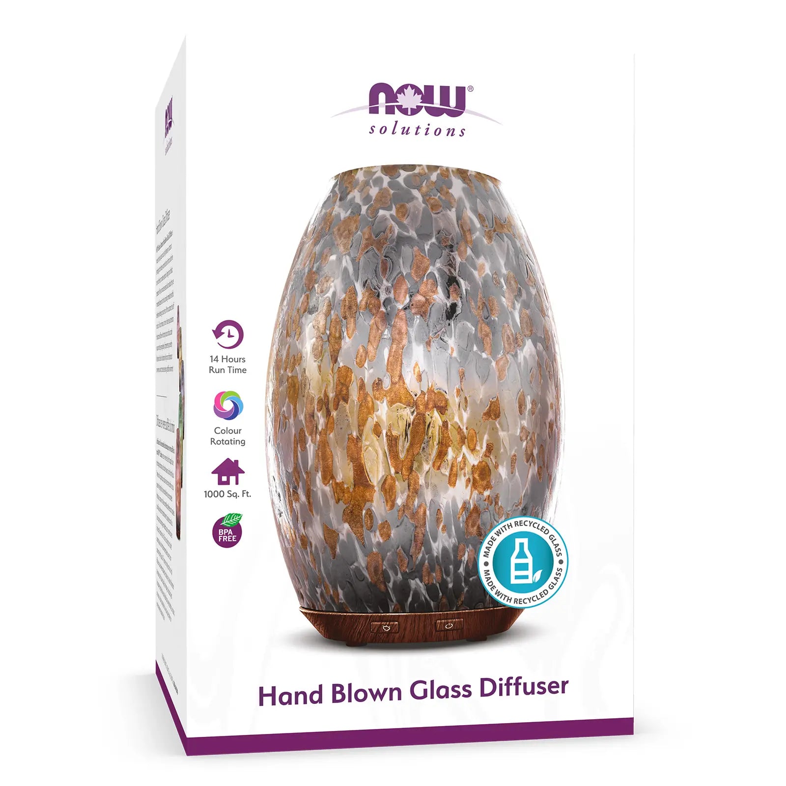 Fake Now Diffusers NOW Hand Blown Glass Essential Oil Diffuser — Inside U