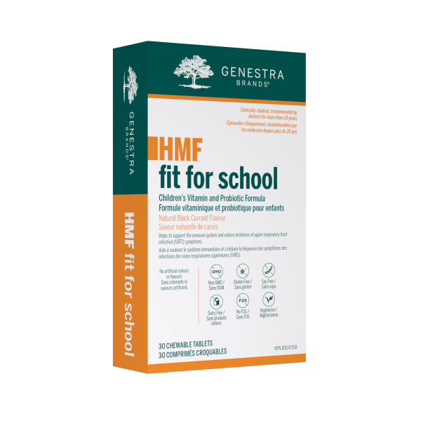 Genestra HMF Fit for School Vitamin & Probiotic 30 Chewable Tablets