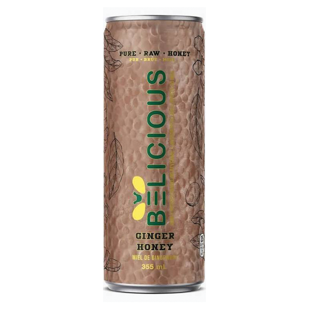Belicious Ginger Honey Sparkling Beverage 355ml