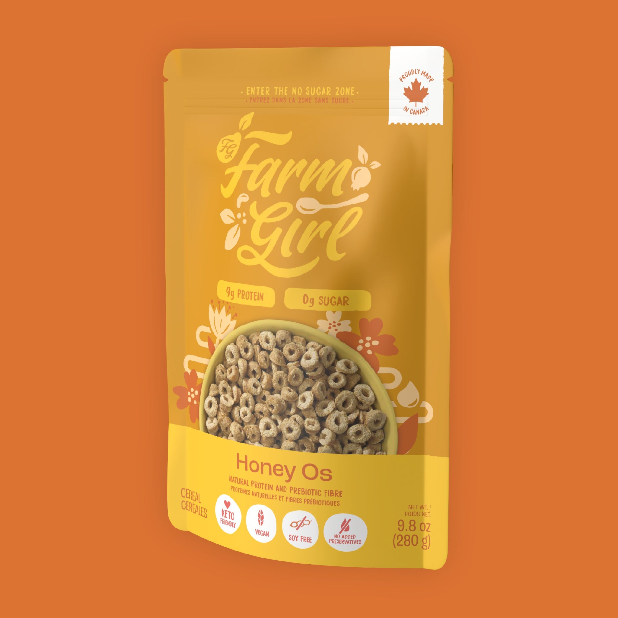 Farm Girl Honey O's Protein Cereal 280g