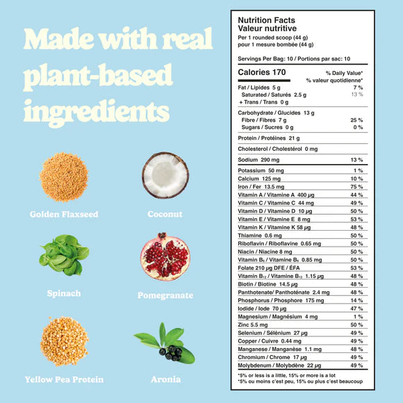 Good Protein Vanilla Milkshake Plant Based Protein 880g